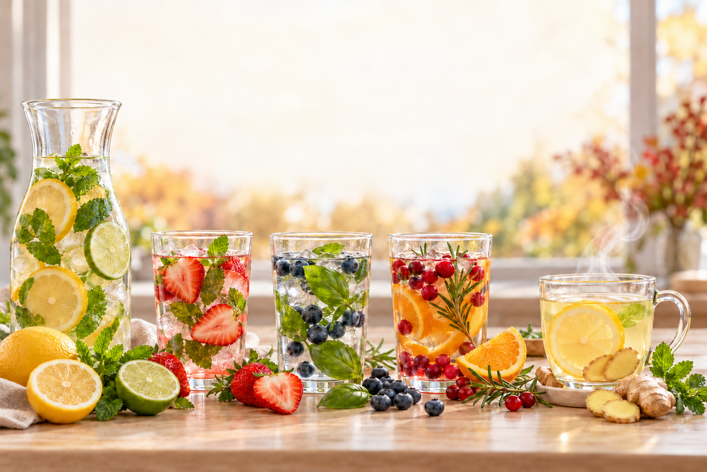 Water 12 benefits of drinking water regularly and 6 recipes to season it